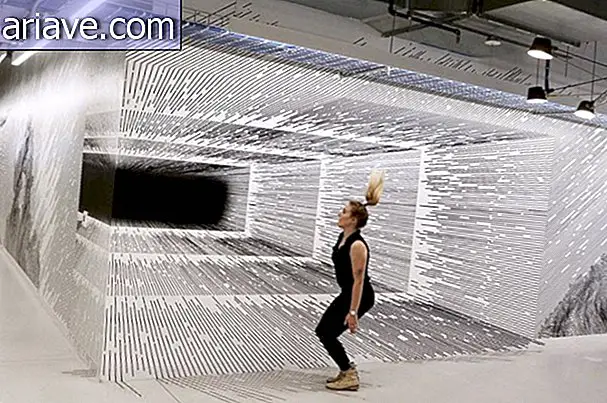 Ta umetnik ustvarja neverjetna dela z optično iluzijo.