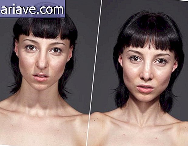 Nhiếp ảnh gia tạo các phiên bản đối xứng của khuôn mặt người mẫu [bộ sưu tập]