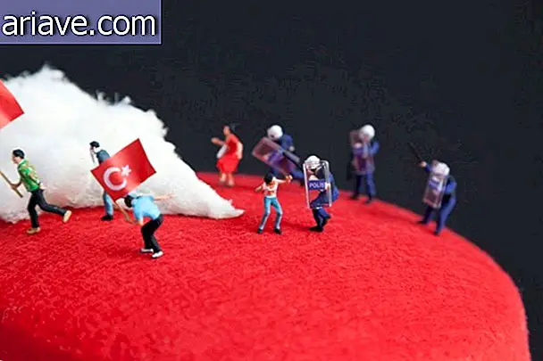 Scena na wystawę w Stambule.