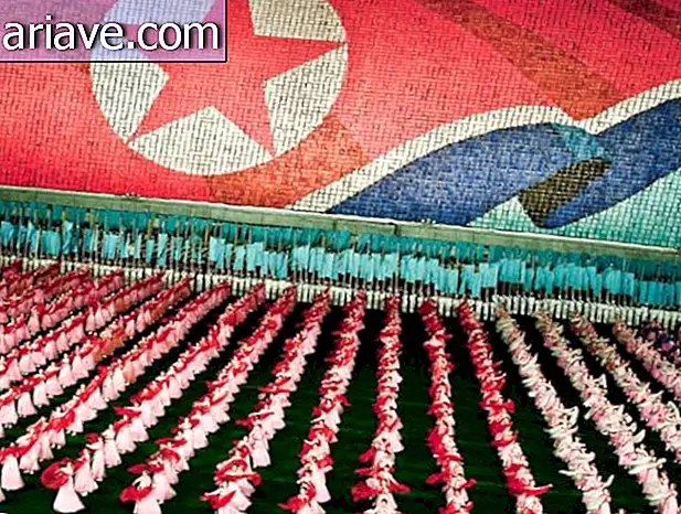 Fantastické ľudské mozaiky Severnej Kórey [galéria]