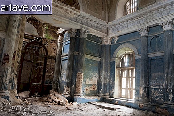 Elhagyott templom Oroszországban