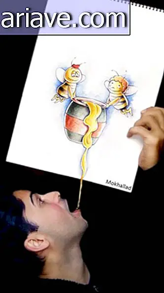Este chico combina dibujos con realidad de una manera asombrosa.