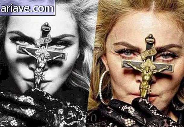 Trước và sau Photoshop: Chiến dịch Lady Gaga cho Versace