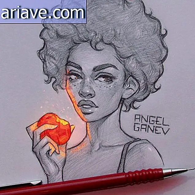 This artist makes amazing illustrations that seem to be glowing