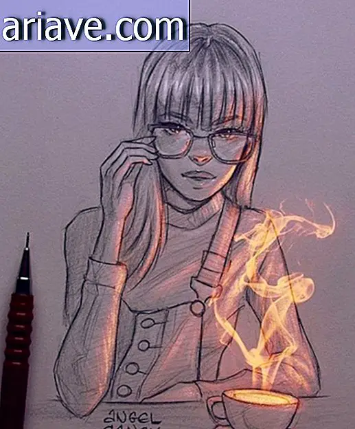 This artist makes amazing illustrations that seem to be glowing