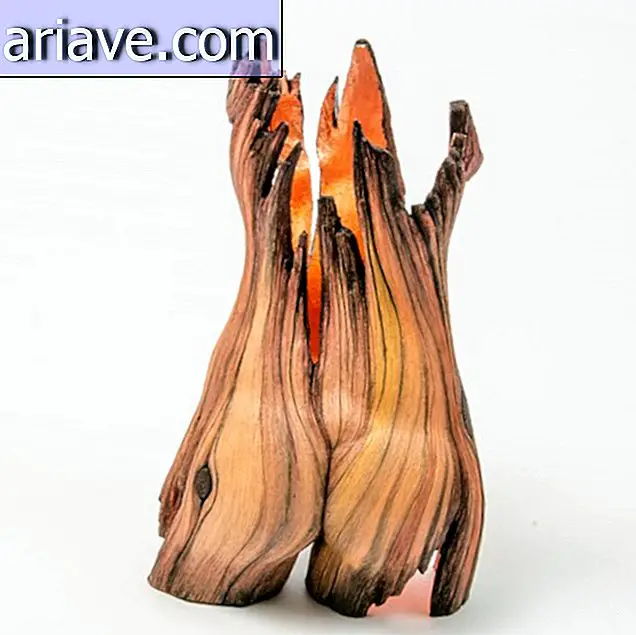 It looks like wood, but it's ceramic! Meet this sculptor's amazing work