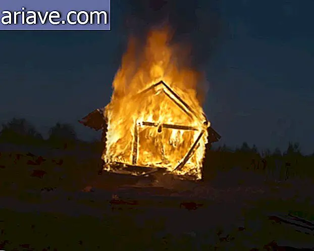 Hus brændt ned