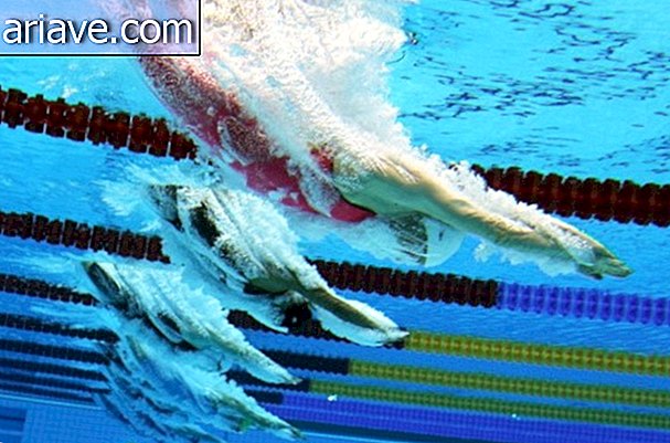 Londres 2012: une caméra aquatique montre les nouveaux angles des athlètes [galerie]