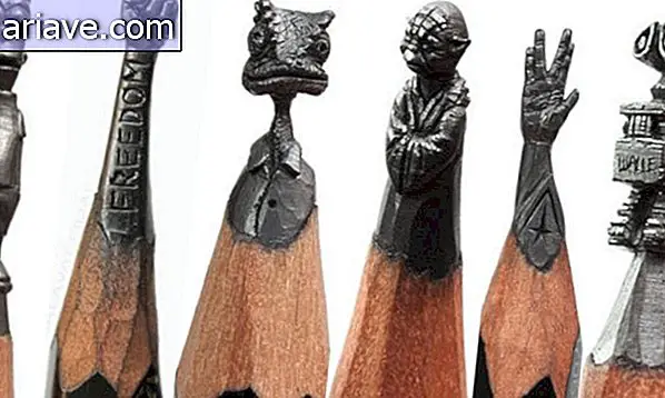 Na hrotoch ceruziek sú neuveriteľné miniatúry