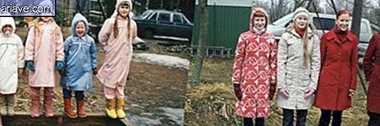 Finnish photographer recreates her childhood photos as an adult