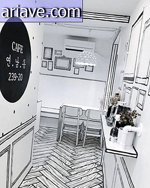 Meet the cafe where everything looks like a comic book scenario