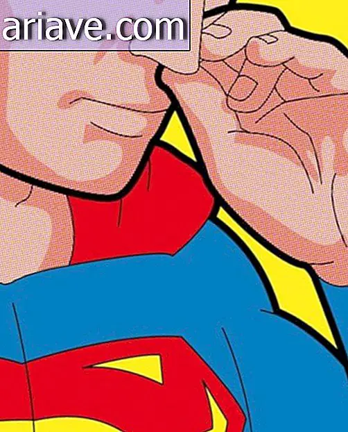 Illustrator fait des dessins de super-héros au quotidien