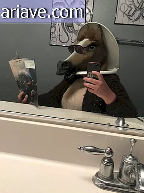 selfie v kopalnici