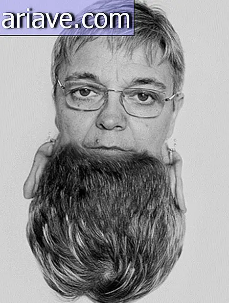 Front and Back: Photographer Turns Hair into Beards [Gallery]