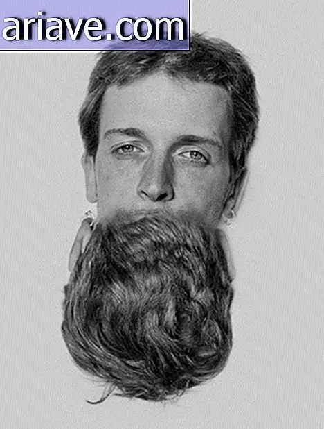 Anteriore e posteriore: il fotografo trasforma i capelli in barbe [Galleria]