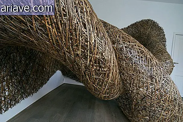 Sculpture en bambou