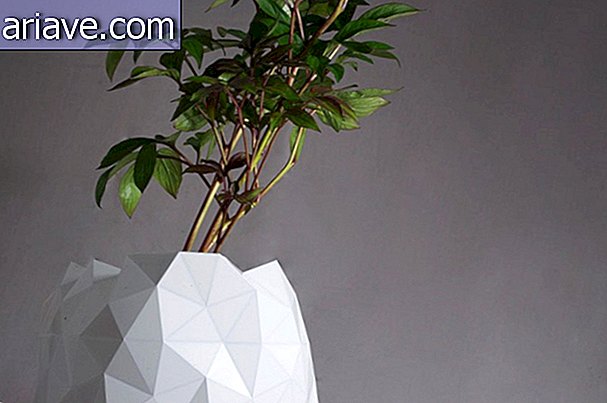 Ce zici de o vază-origami pentru a-ți decora grădina? [Galerie]