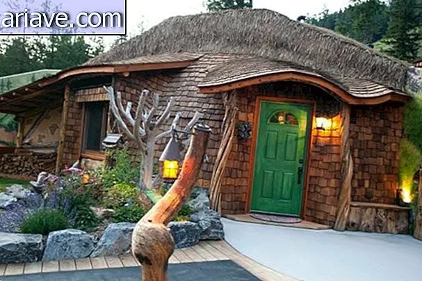 Es gibt ein Hobbit-Haus zum Verkauf und Sie müssen diese Schönheit kennen