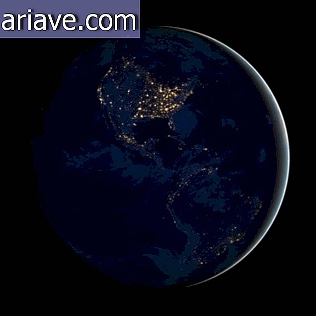 NASA maakt 's nachts prachtige beelden van de aarde