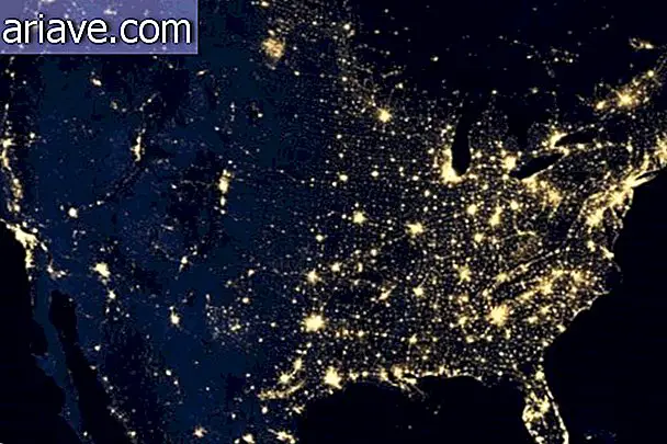NASA maakt 's nachts prachtige beelden van de aarde