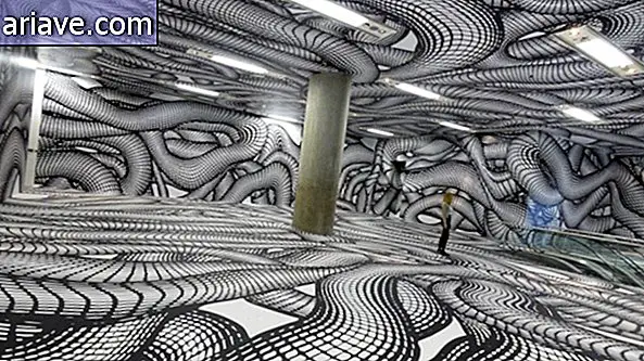Näeb välja nagu võlu: kunstnik loob optiliste illusioonidega terveid galeriisid