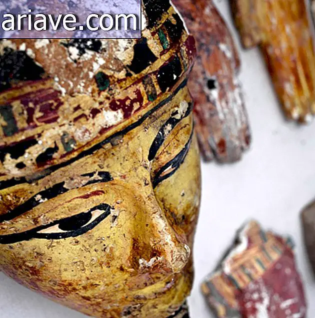 Máscara funeraria egipcia