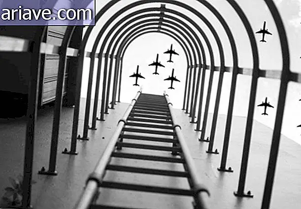 यू वेई ने सीढ़ियों की फोटो खींची और विमान की सेना के पंजीकरण की उम्मीद नहीं की