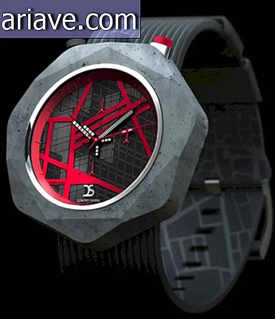 Brutalist Watch: наручний годинник з бетону