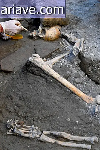 Esqueleto en Pompeya