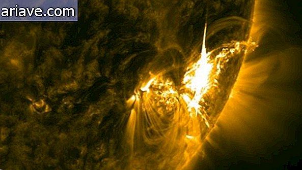 NASA lansează imagini spectaculoase ale ultimei flăcări solare