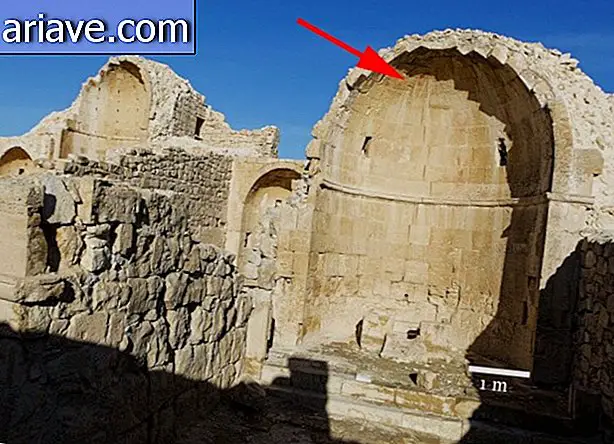 Ruinas de la iglesia en israel
