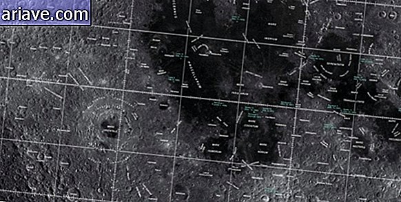 Imaginile de lună nouă vă permit să explorați în detaliu suprafața satelitului