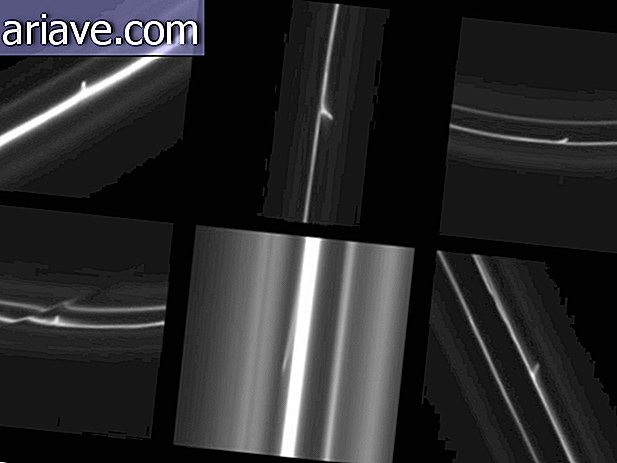 Une sonde spatiale enregistre des objets perçant les anneaux de Saturne