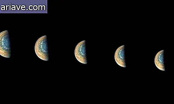 Jupiter južni pol