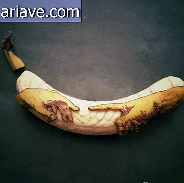 Éljen a kreativitás! A művész fantasztikus illusztrációkat készít a banánról