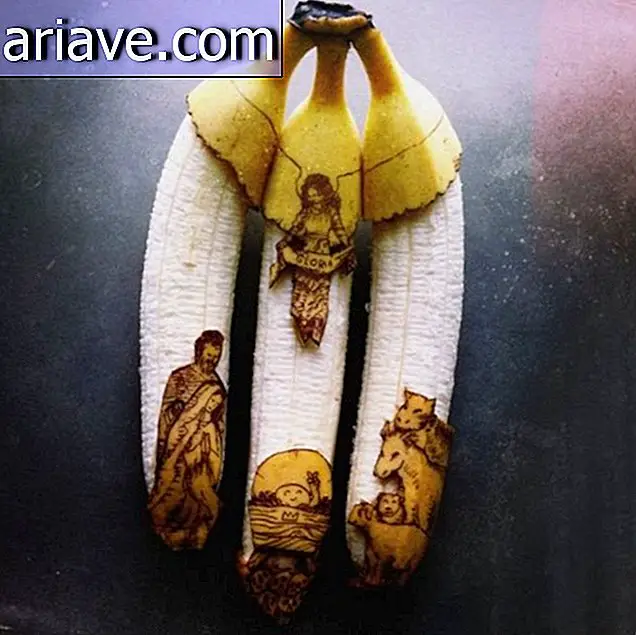 Éljen a kreativitás! A művész fantasztikus illusztrációkat készít a banánról