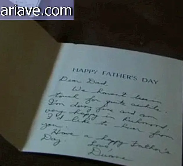 L'americano riceve la carta del papà dopo 20 anni dalla morte del figlio