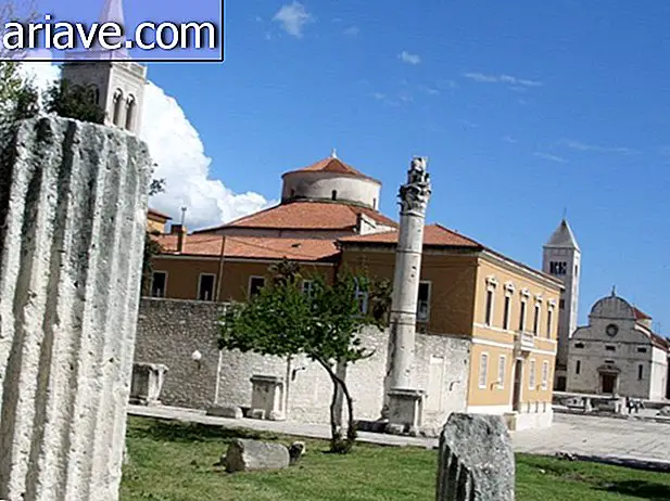Oude Romeinse forum in Zadar