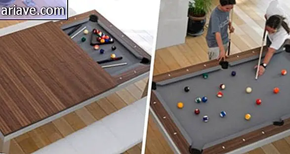 pool table that turns dinner table