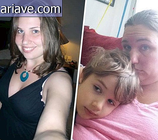 Internet users are posting photos from before / after becoming parents