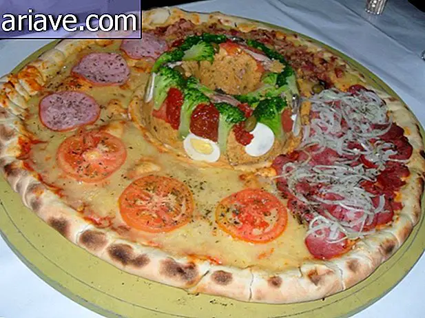 No exaggeration: these are the most monstrous pizzas you'll ever see.