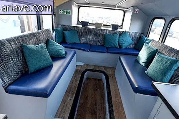 This 2-story bus has been converted into a homeless shelter