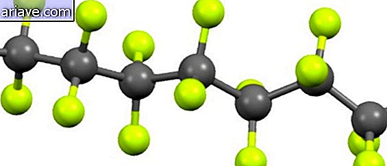 Struktur kimia teflon