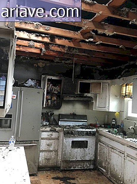Kitchen destroyed
