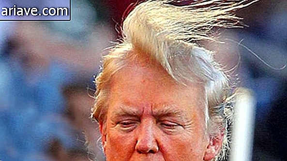 Donald Trump arruffato