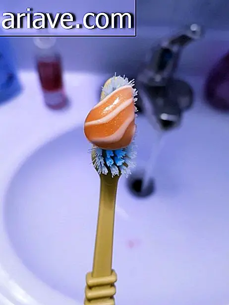 Pasta de dientes como sashimi