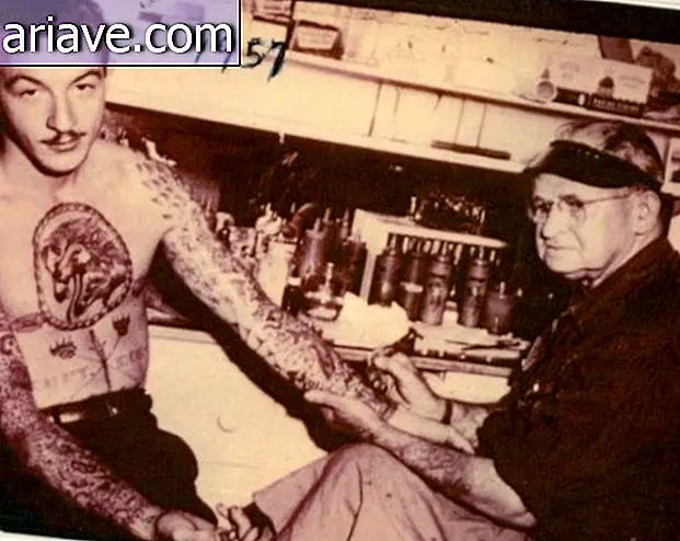 Fotografije prikazujejo, kako so izgledale tetovaže pred 60. leti