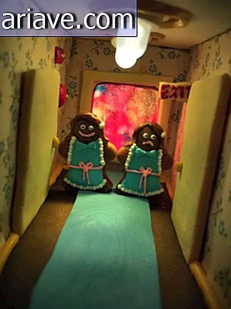 Une famille recrée un hôtel et des scènes de «The Shining» à l'aide de bonbons et de biscuits
