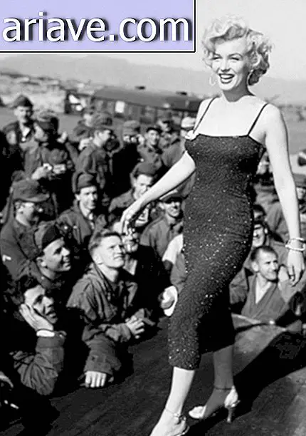 El tiempo que Marilyn Monroe actuó ante miles de soldados
