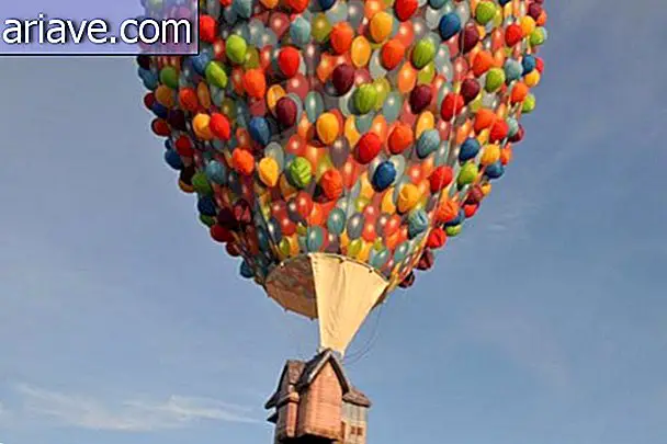 Sjekk ut Disney-ballongen akkurat som den animerte filmen Up [gallery]